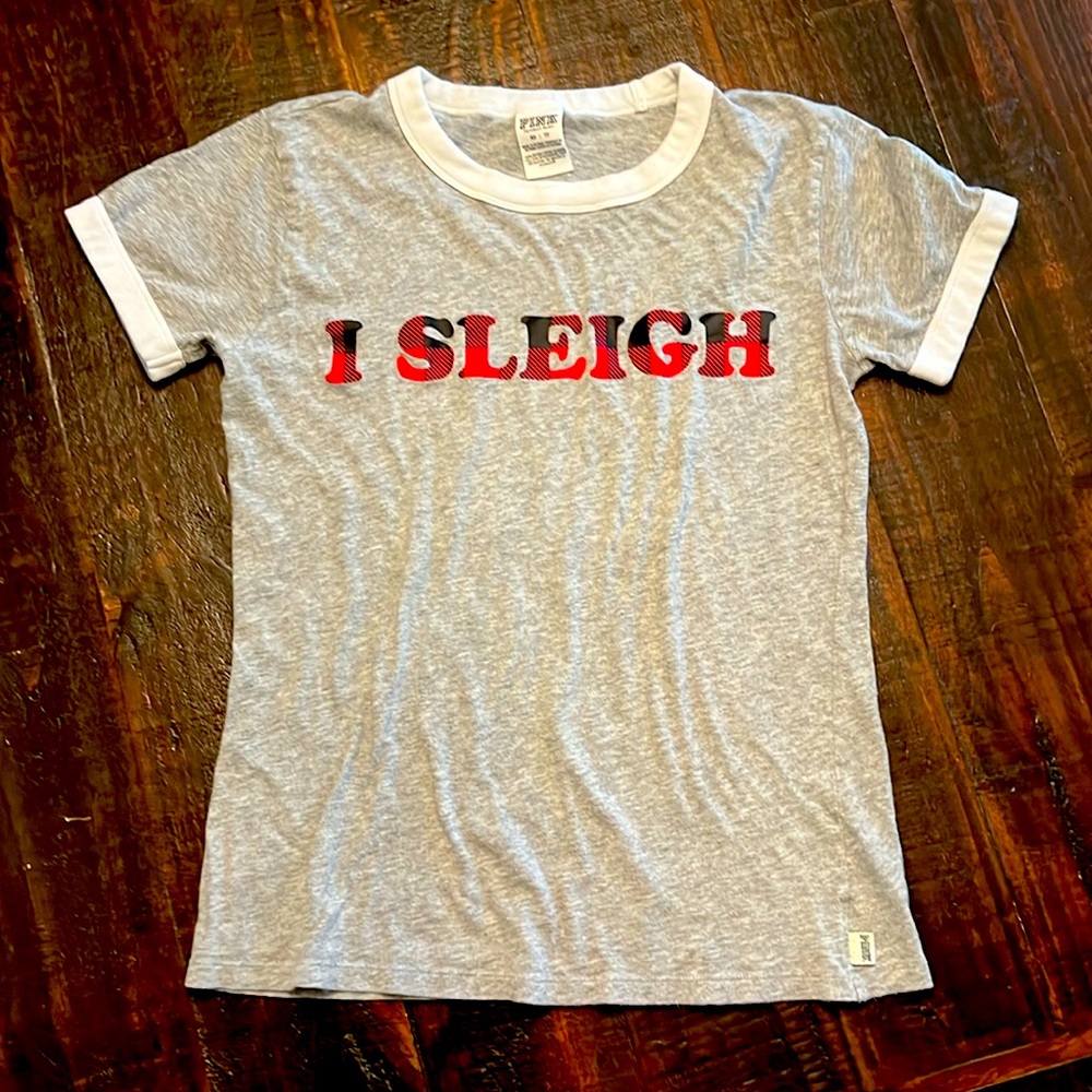 I Sleigh PINK Top